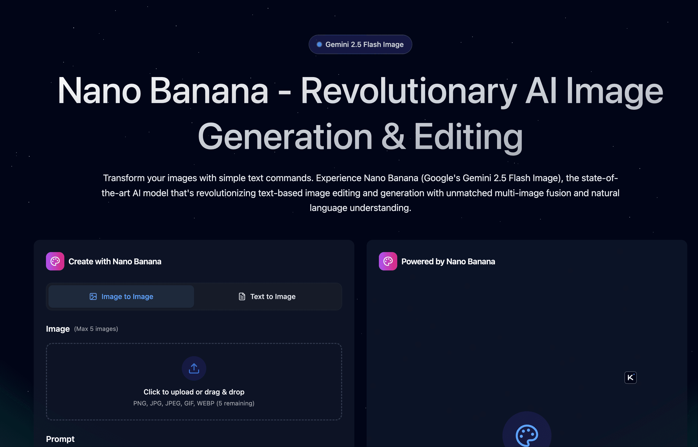 Nano Banana screenshot 1