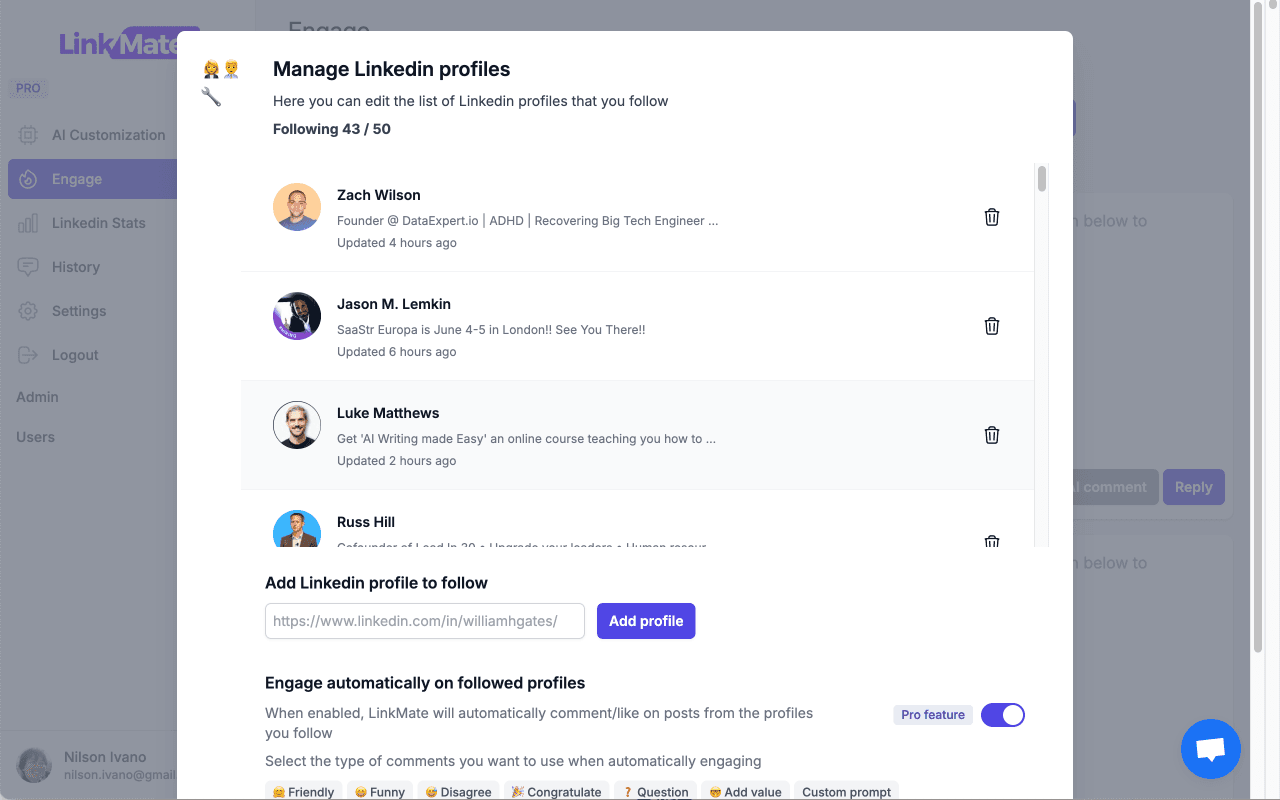 Linkmate screenshot 1