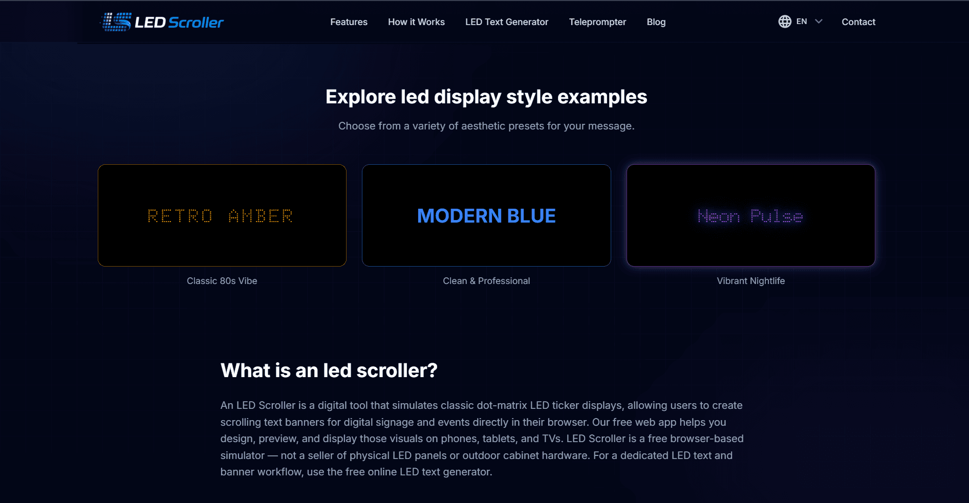 LED Scroller screenshot 1