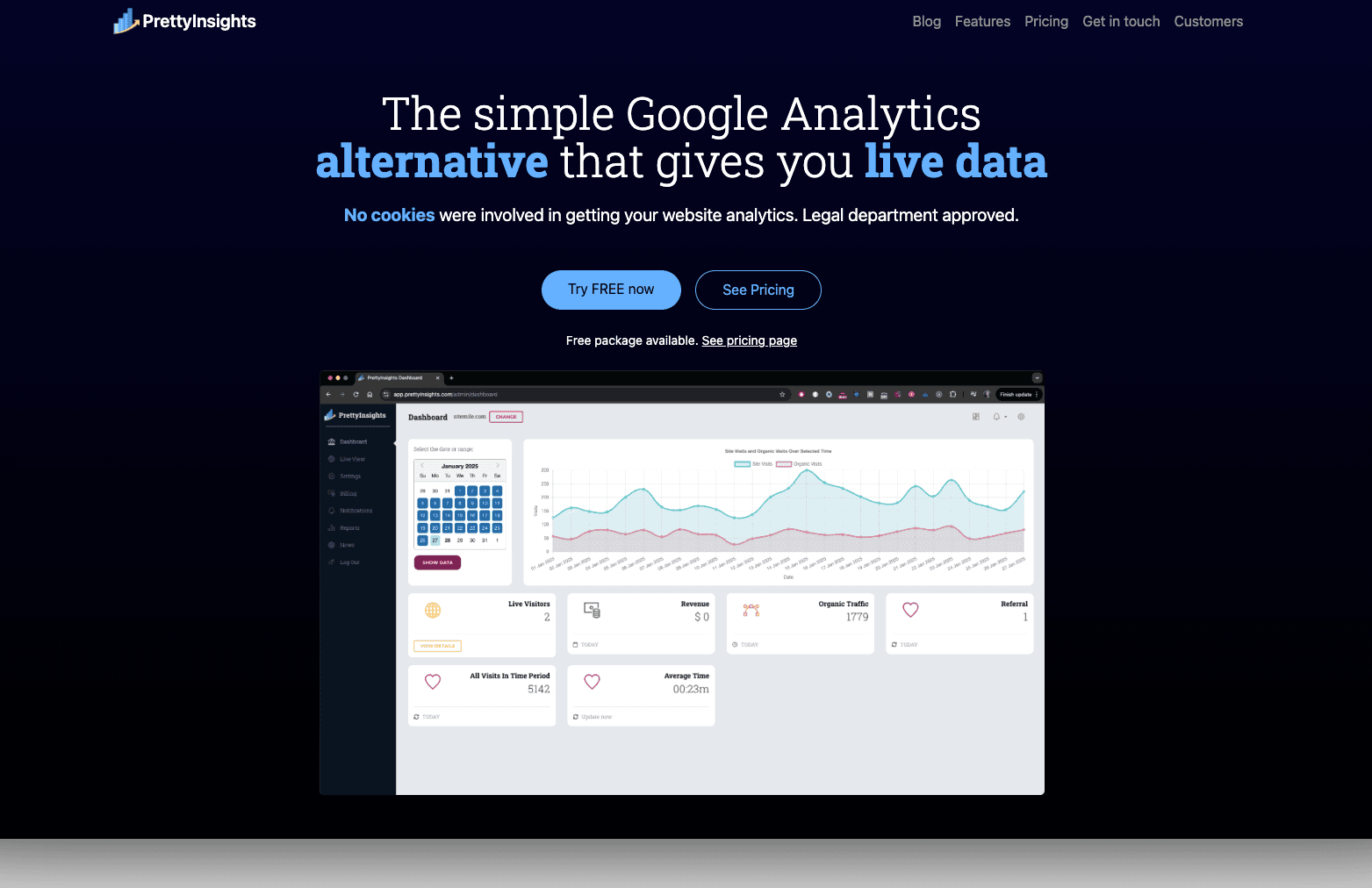 PrettyInsights screenshot 1