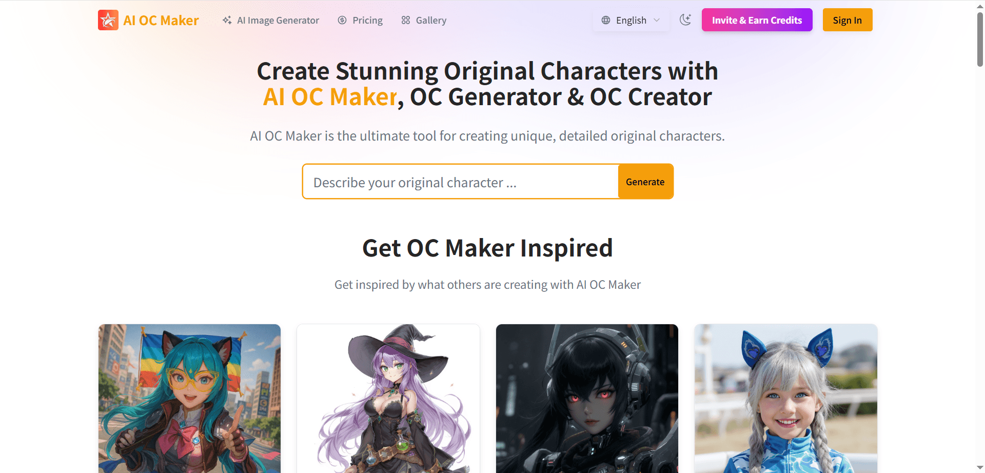 AI OC Maker screenshot 1