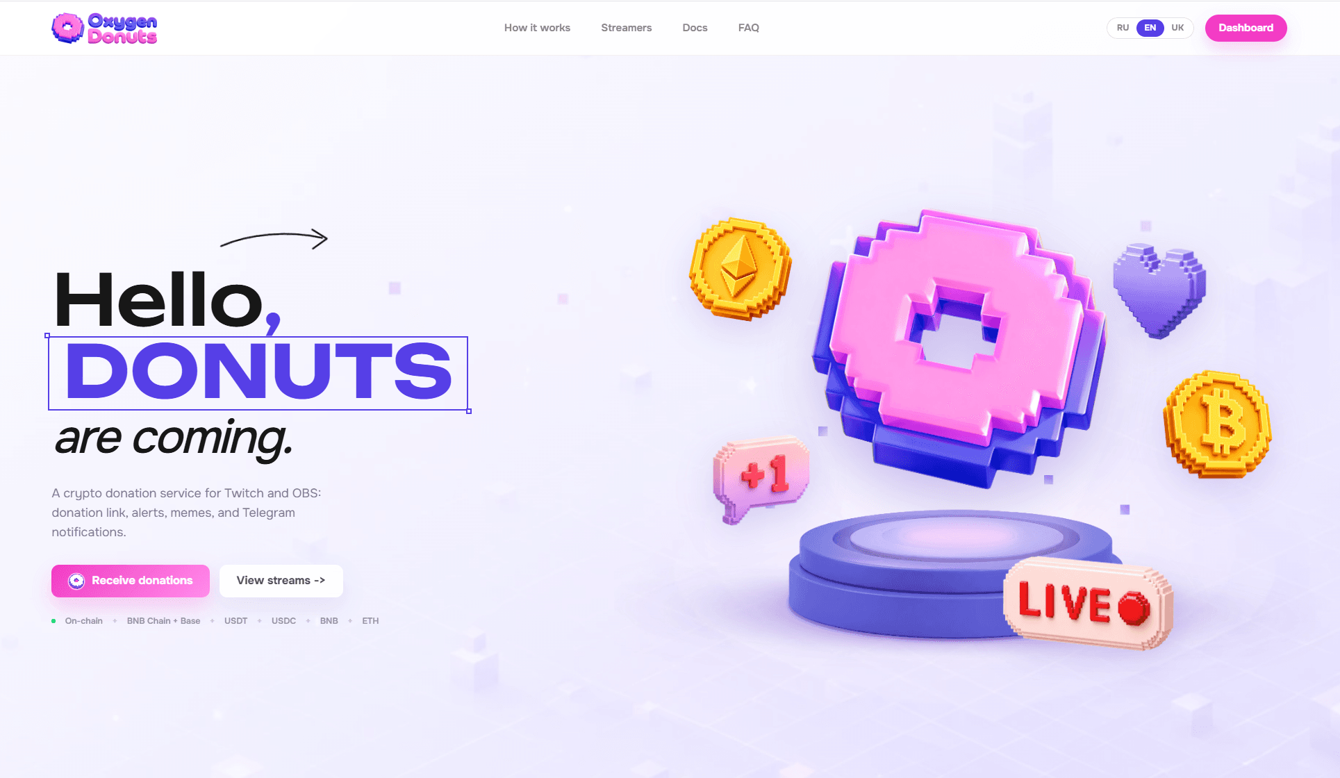 Oxygen Donuts screenshot 1