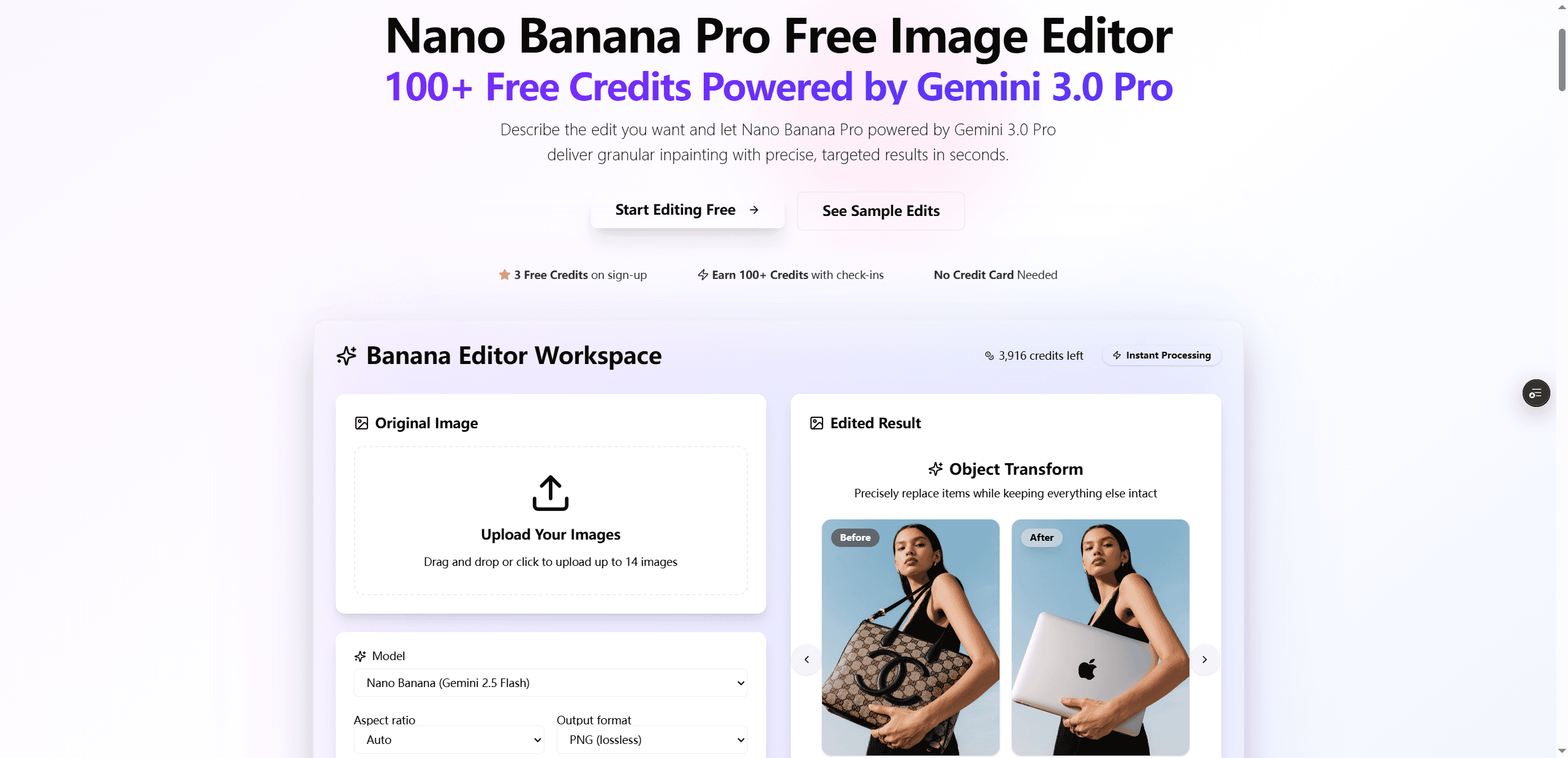 Banana Editor screenshot 1