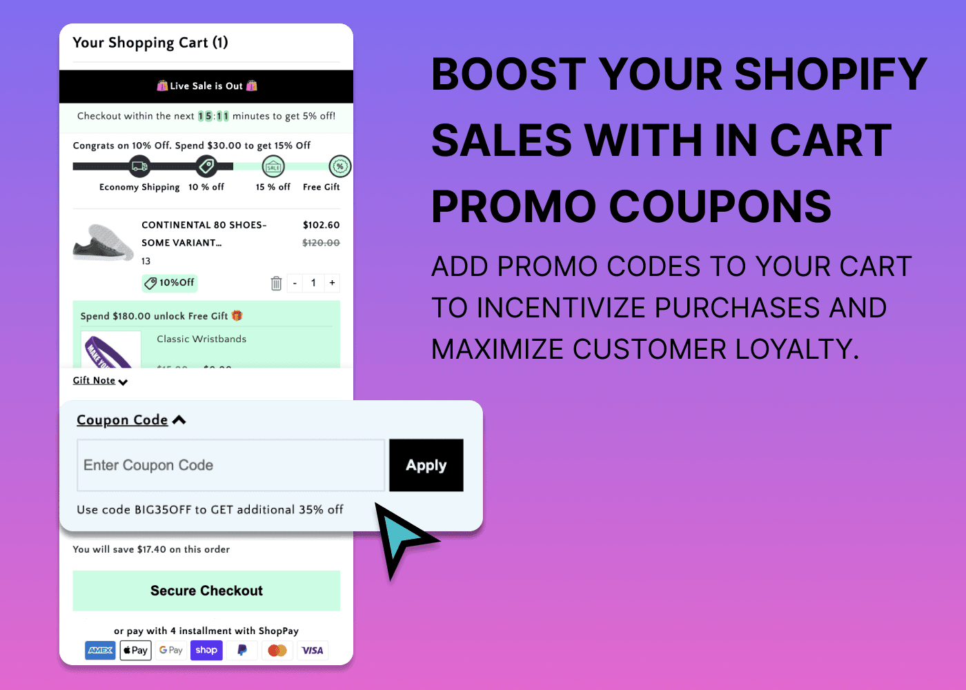Cartylabs Upsell Cart & Checkout-Shopify screenshot 1
