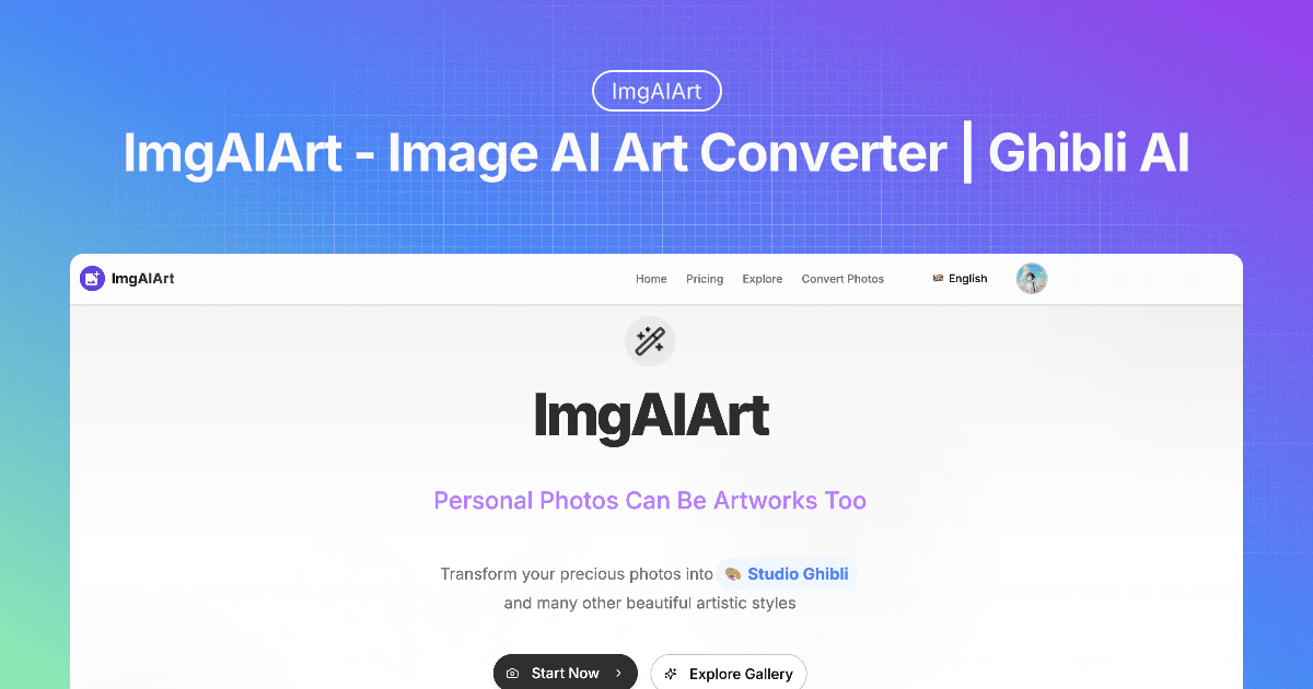 ImgAIArt - Image AI Art Generator screenshot 1