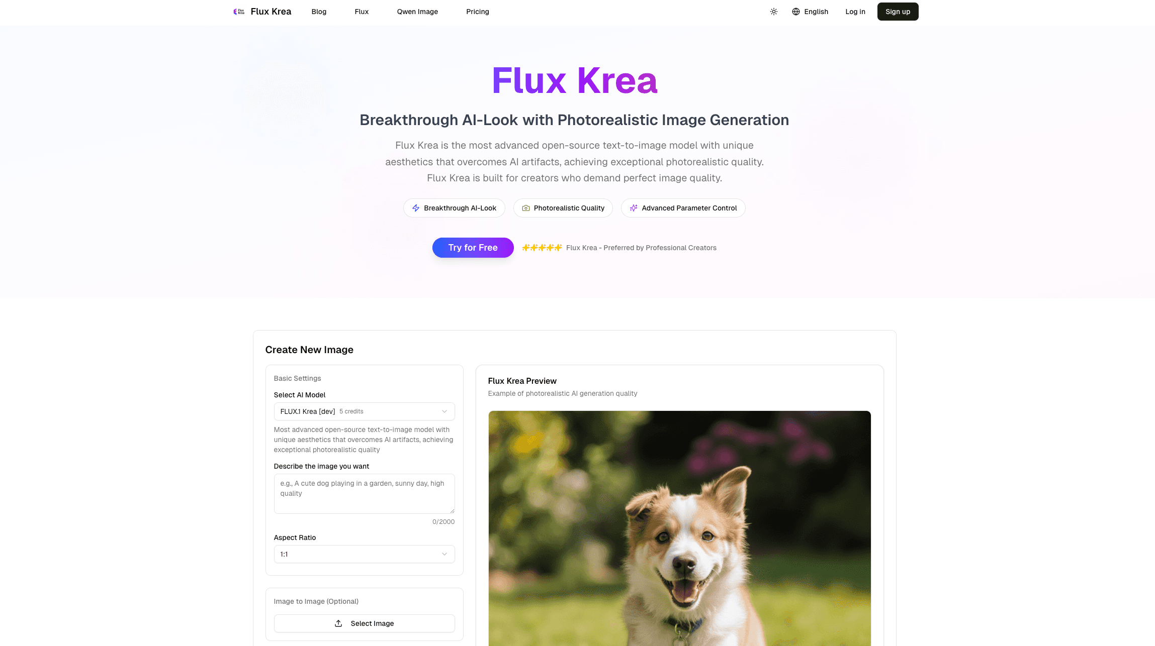Flux Krea screenshot 1