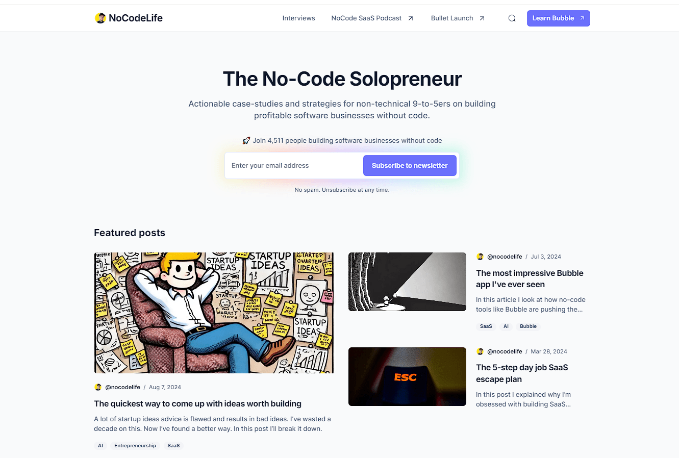 NoCodeLife screenshot 1