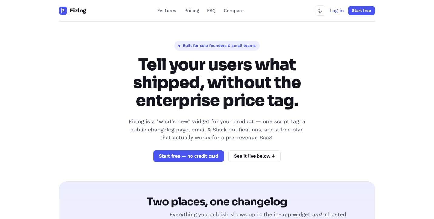 Fizlog screenshot 1