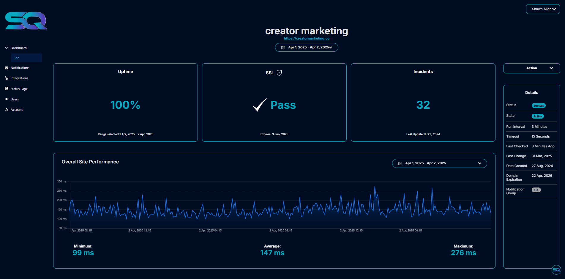 Site Qwality screenshot 1