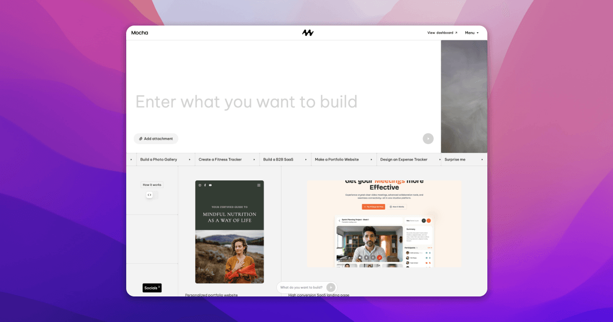 Mocha screenshot 1