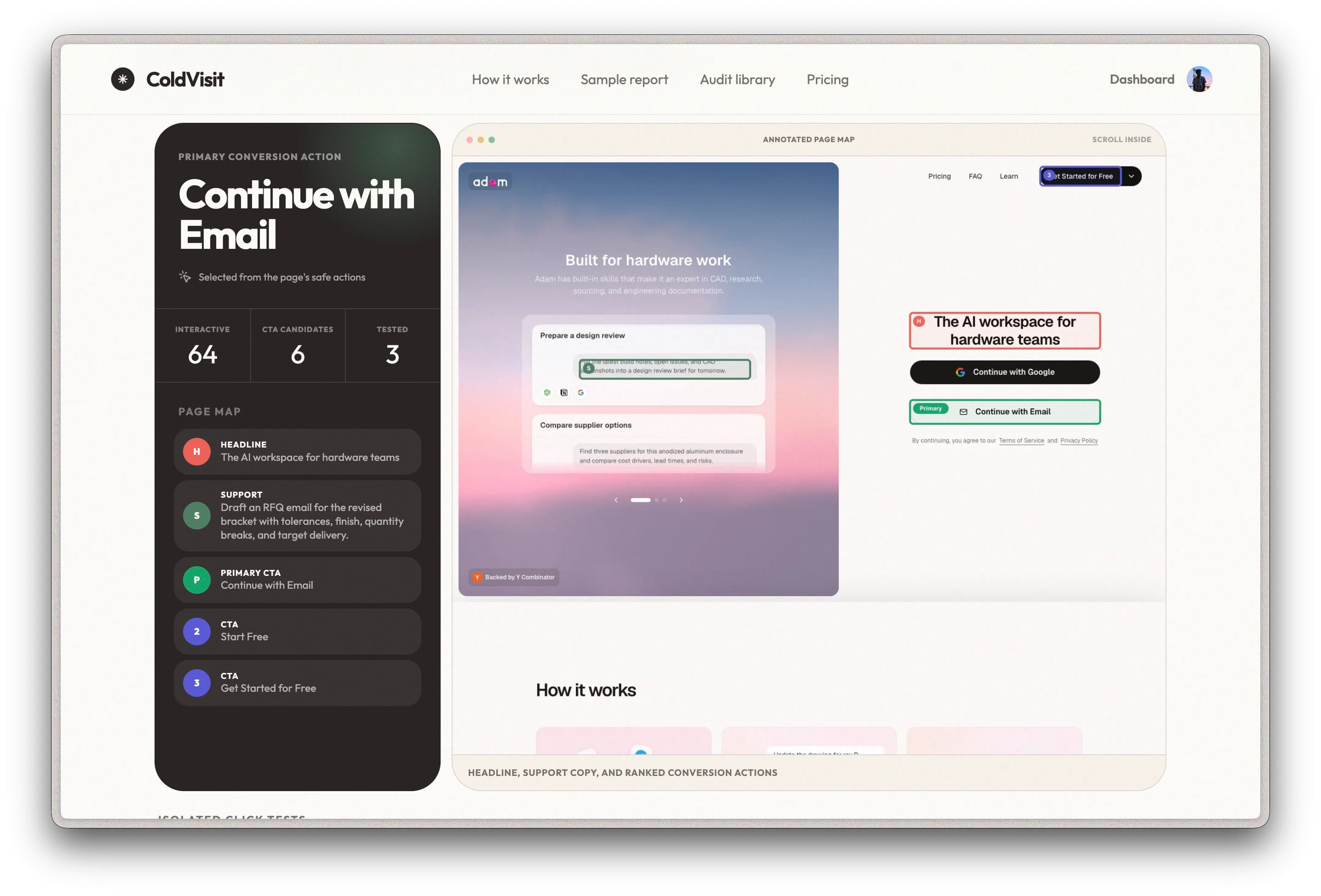 ColdVisit screenshot 1