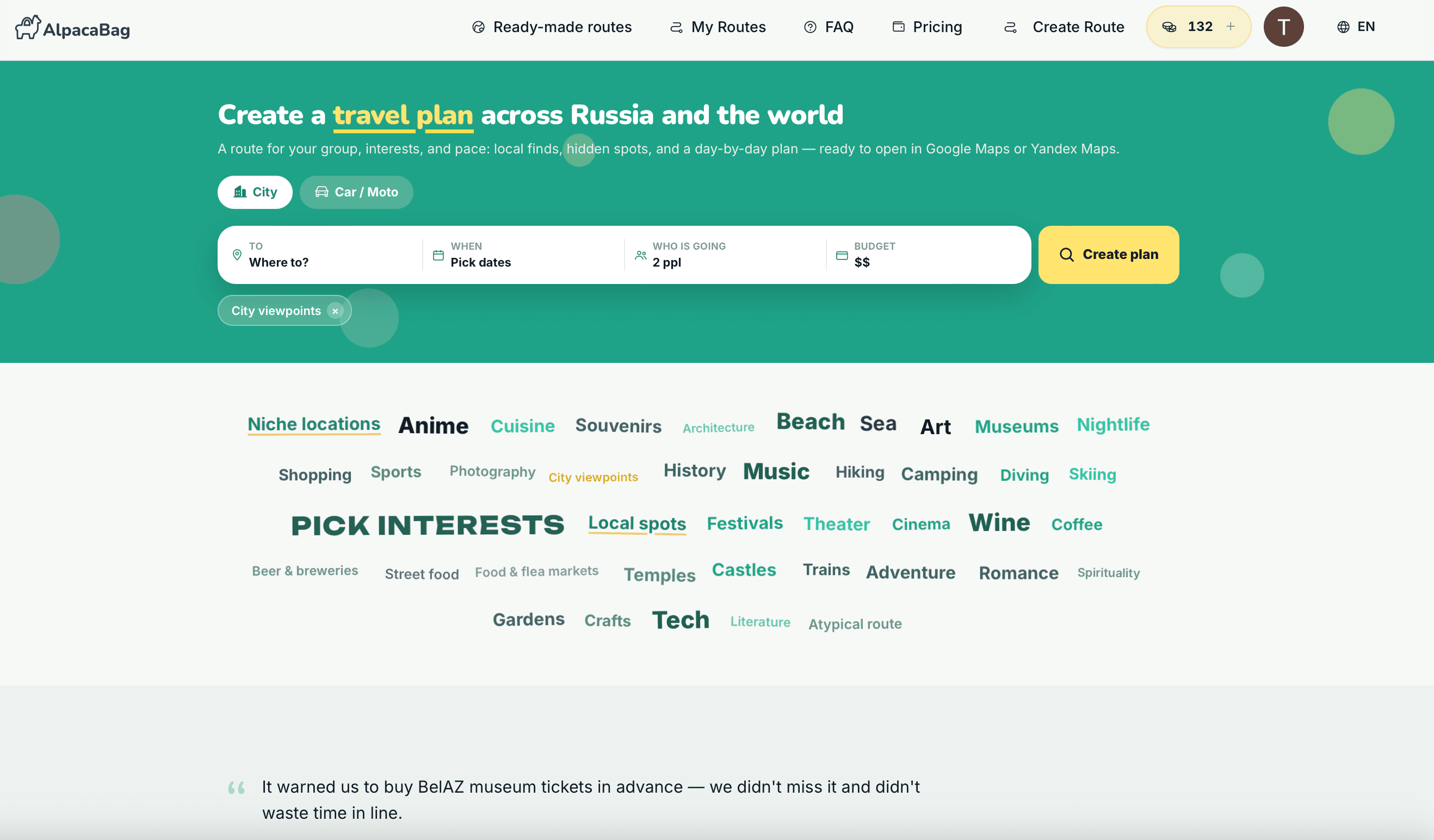 AlpacaBag.app screenshot 1