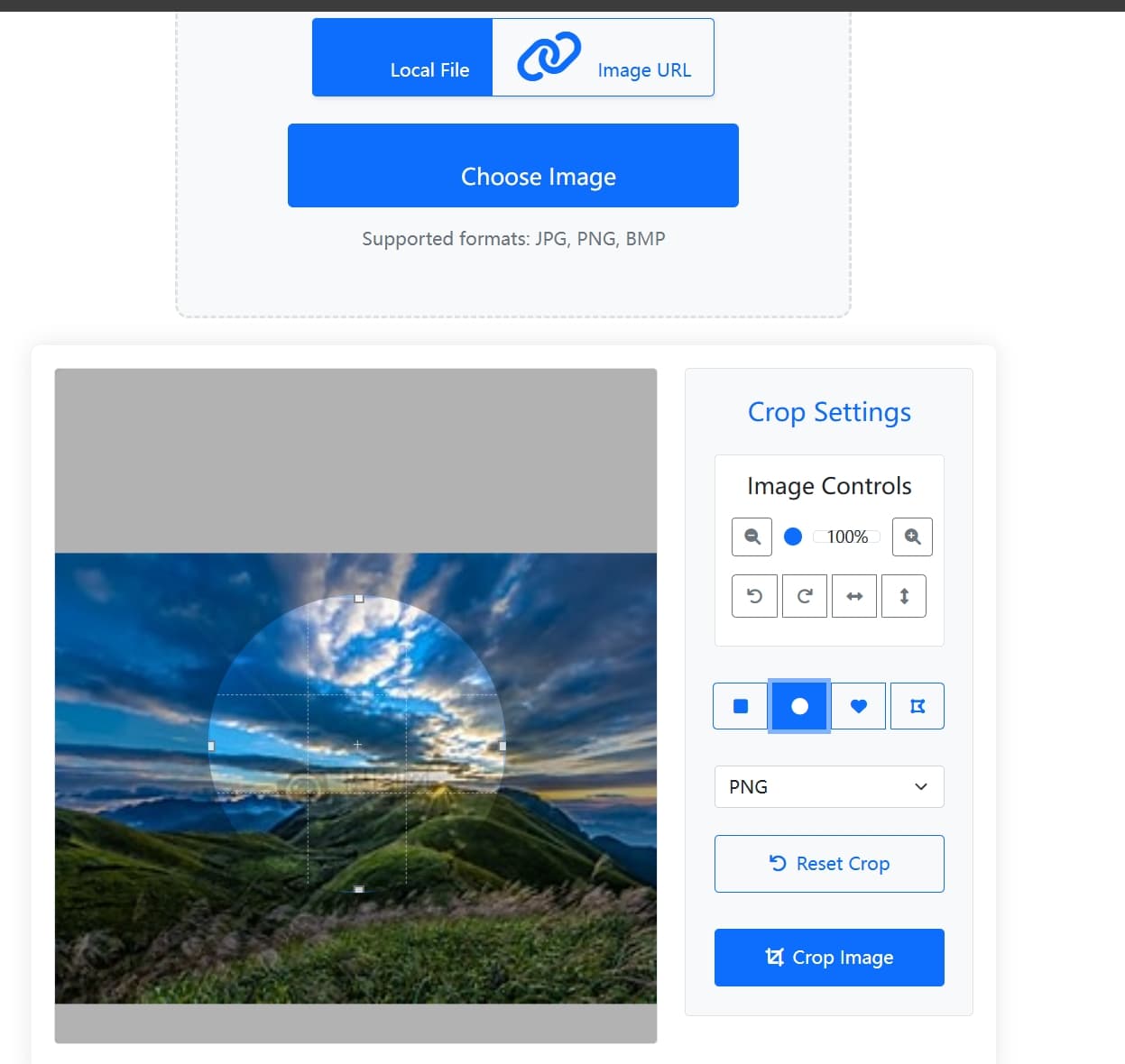 crop image screenshot 1
