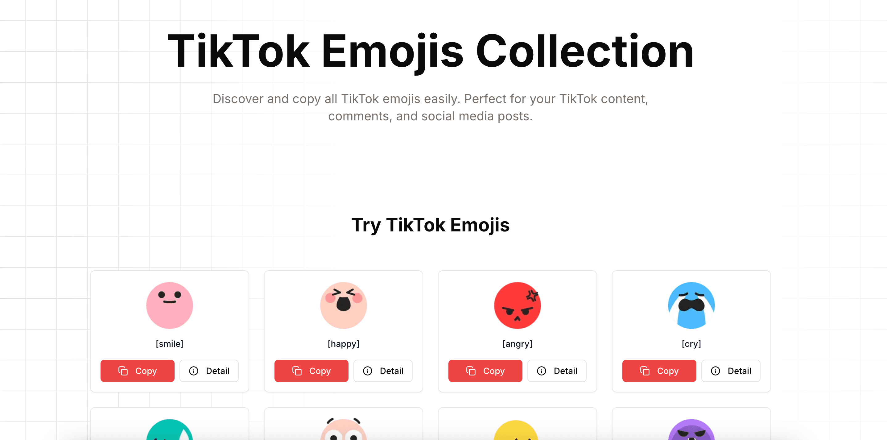 Tiktok Emojis screenshot 1
