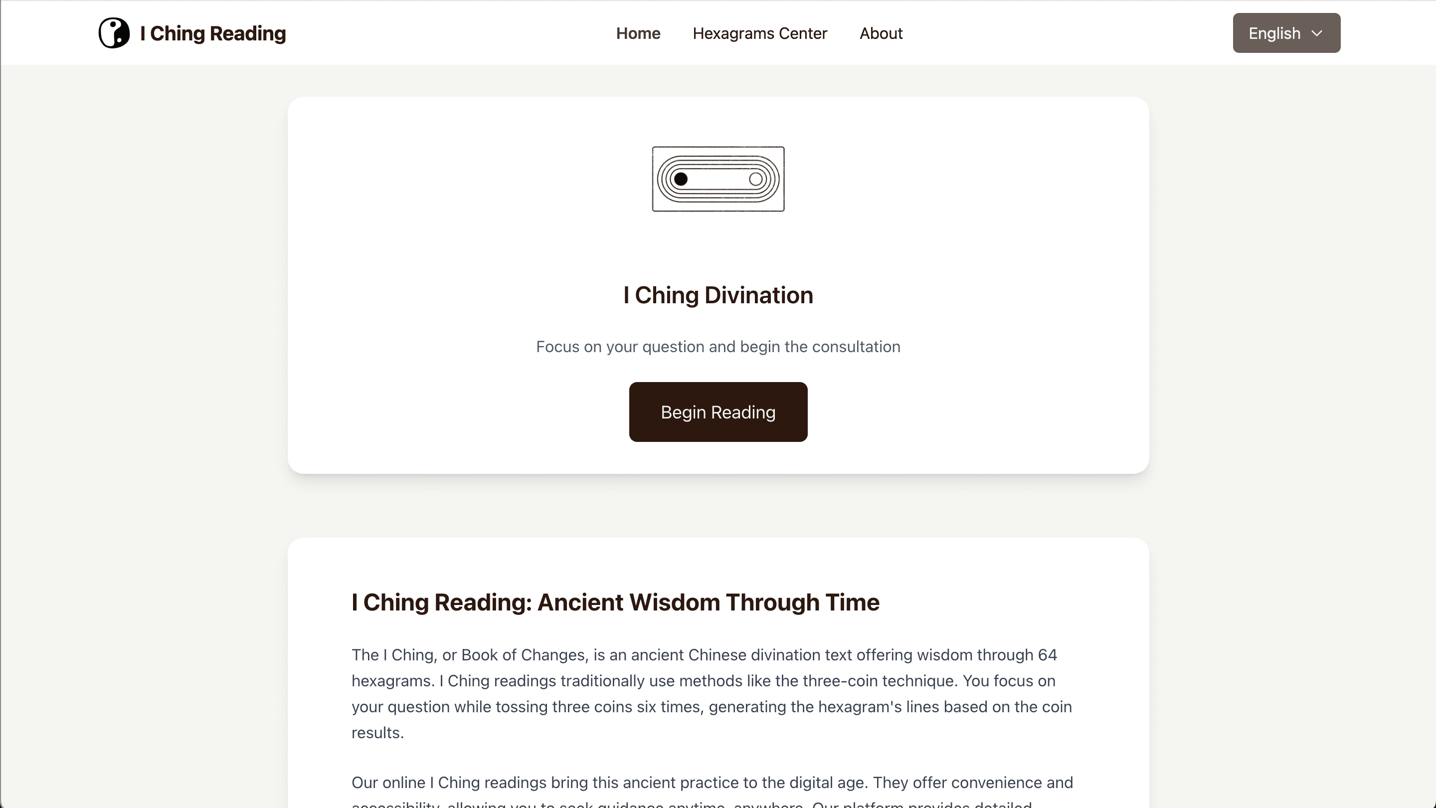 Dao's I Ching Reading screenshot 1