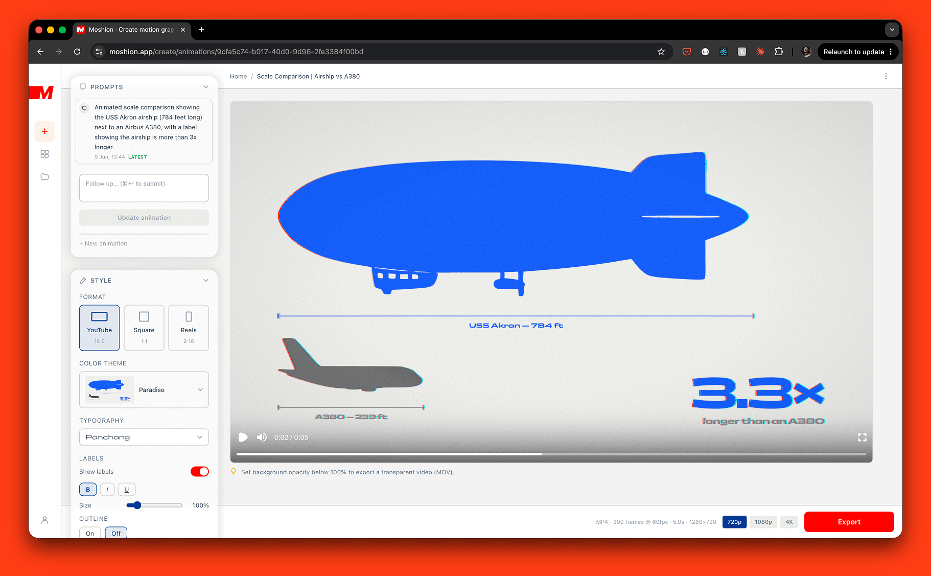 Moshion screenshot 1