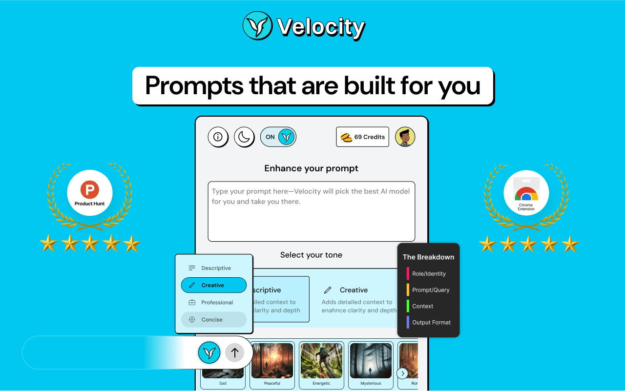 Velocity: Prompt Assistant screenshot 1