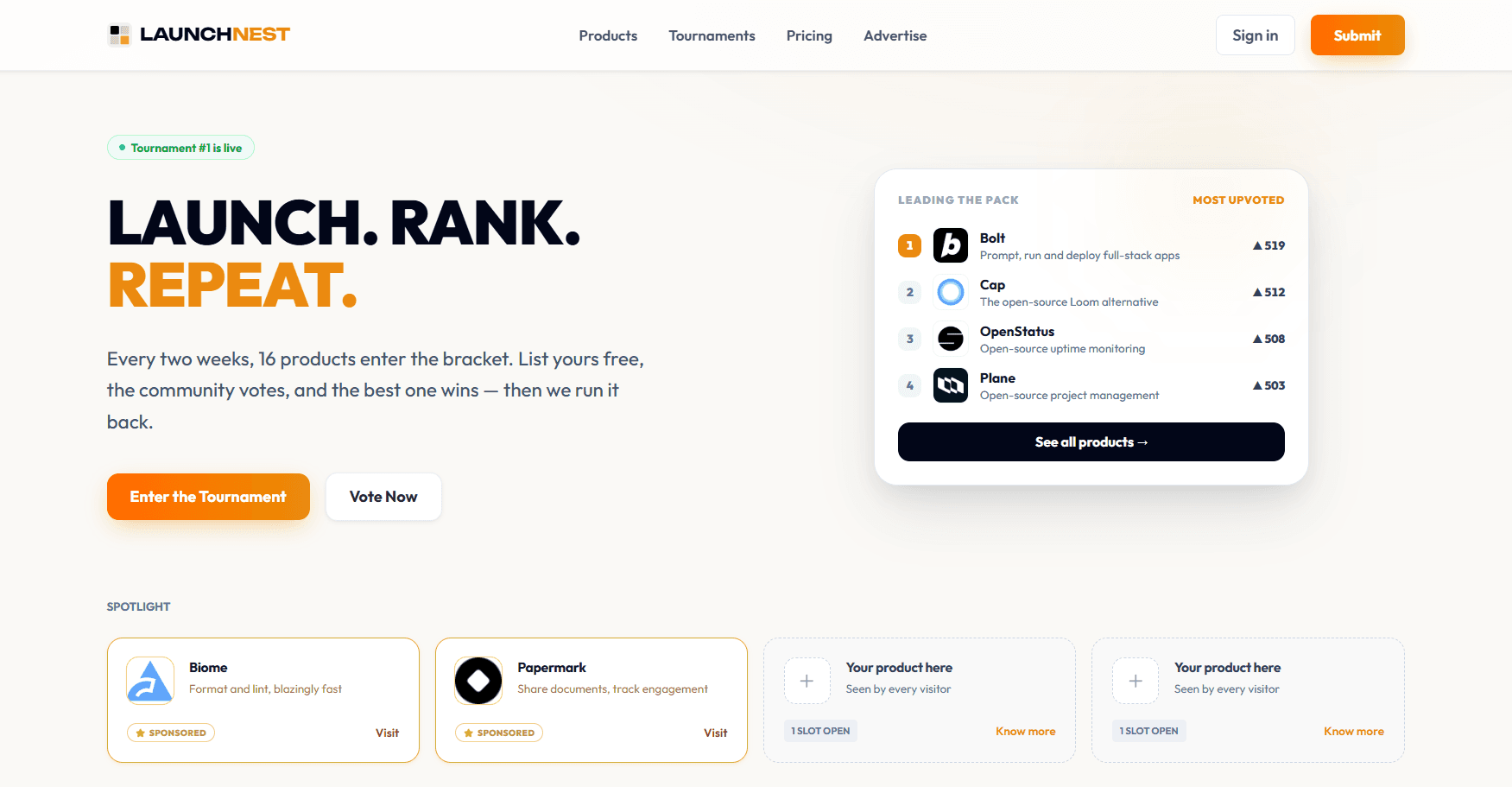 LaunchNest screenshot 1