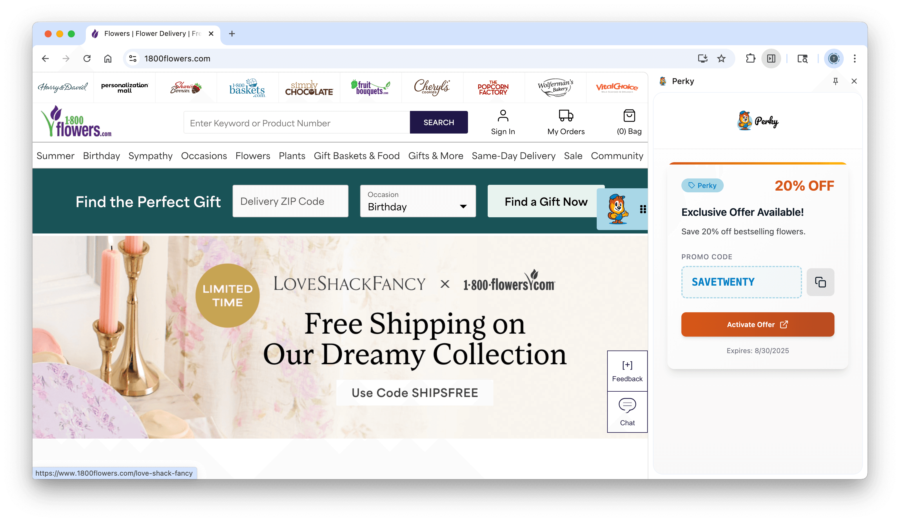 Perky-Smart Shopping Assistant screenshot 1