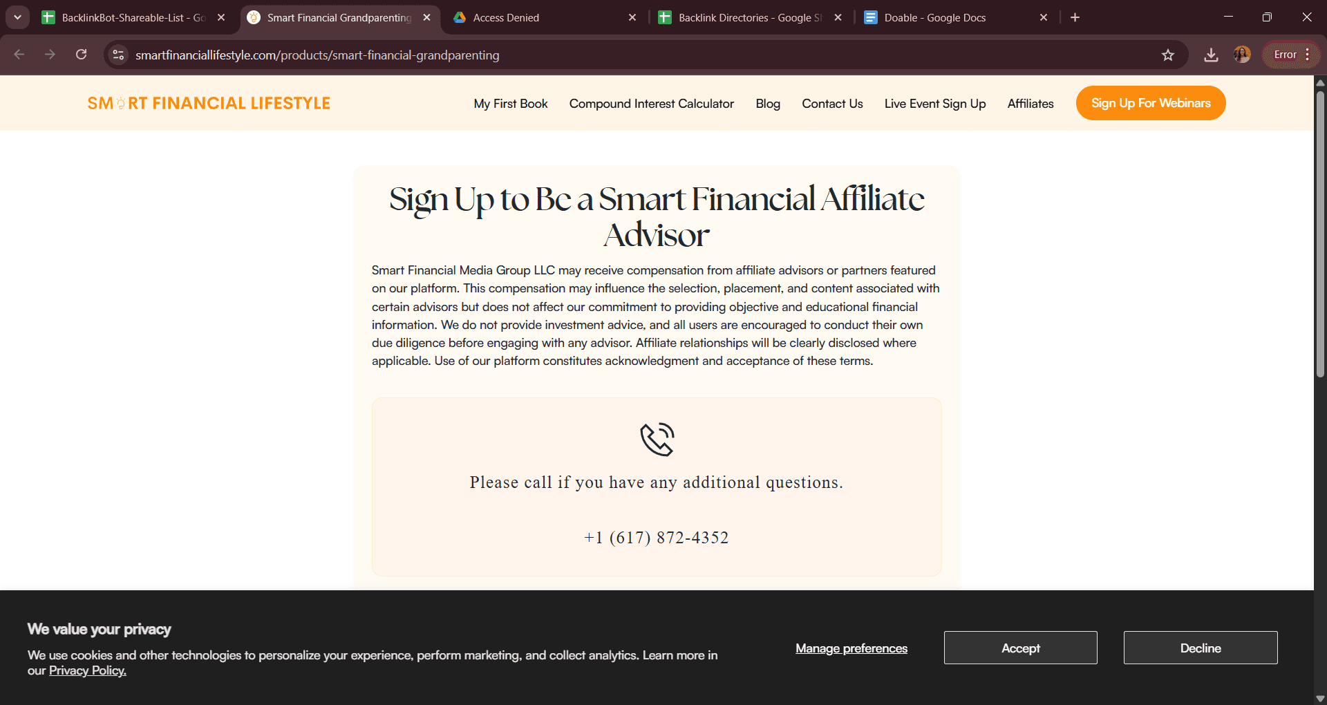 Smart Financial Grandparenting screenshot 1
