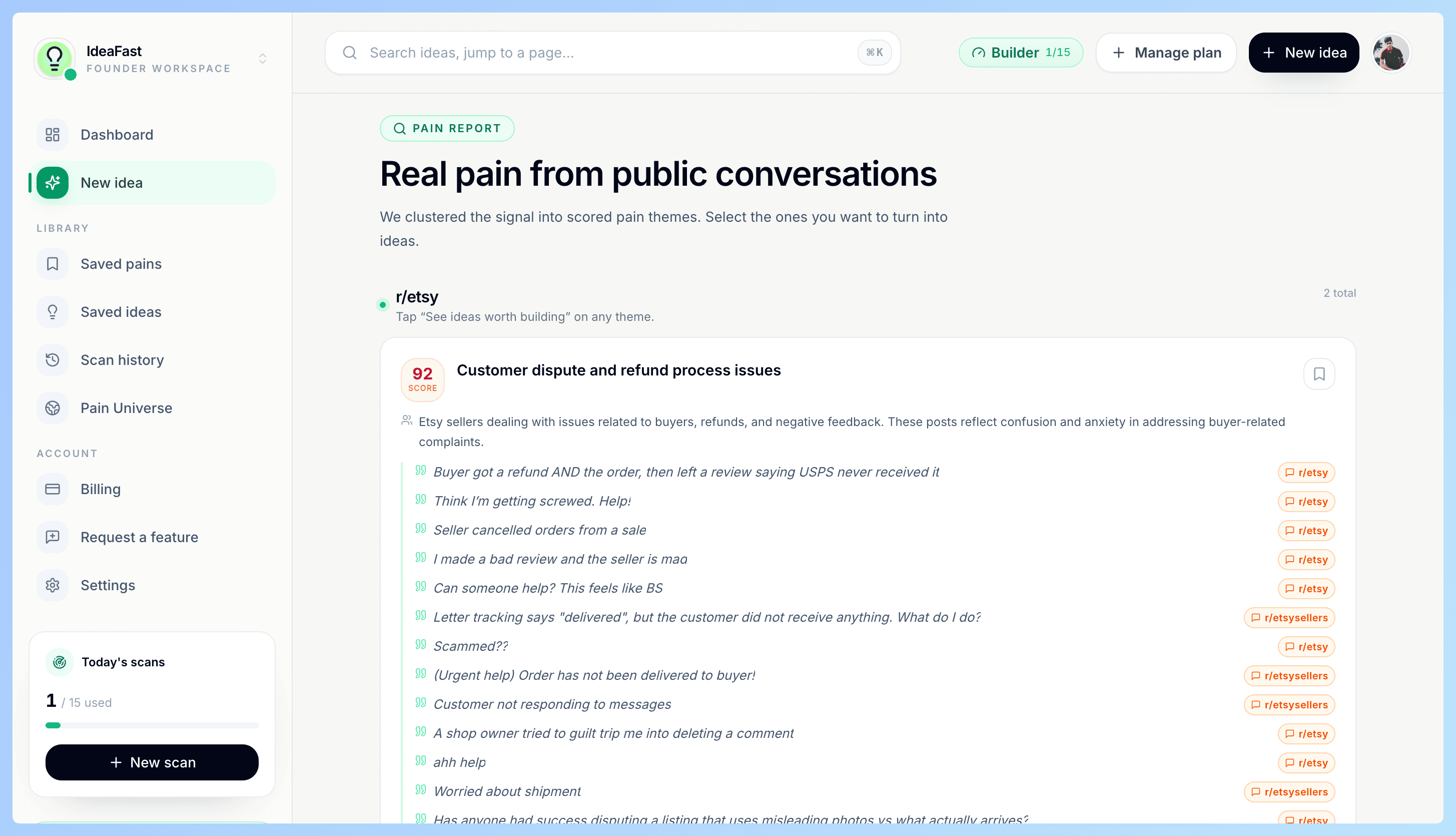 IdeaFast screenshot 1