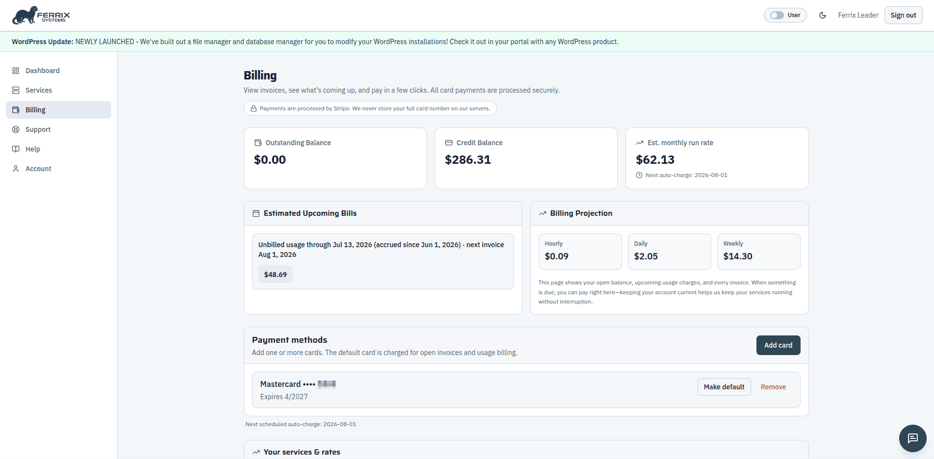 Ferrix Systems - Game Server & Cloud Host screenshot 1