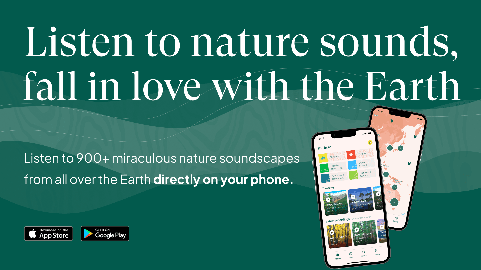 Earth.fm app screenshot 1