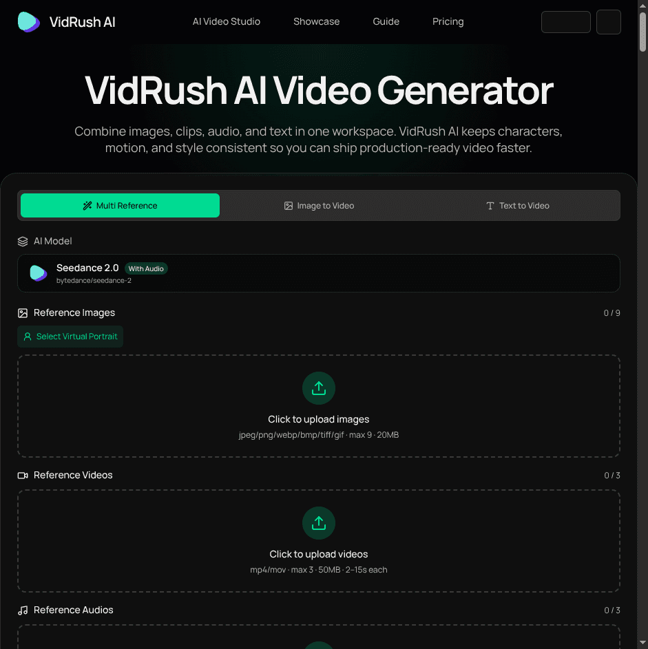 VidRush AI screenshot 1