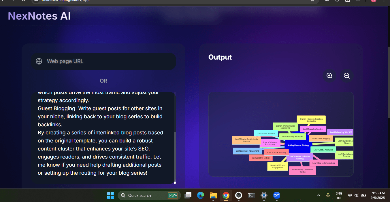 NexNotes AI screenshot 1