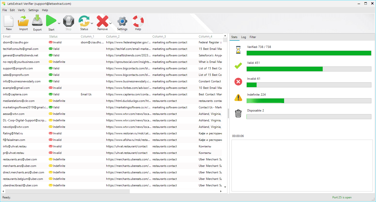 LetsExtract Email Verifier screenshot 1
