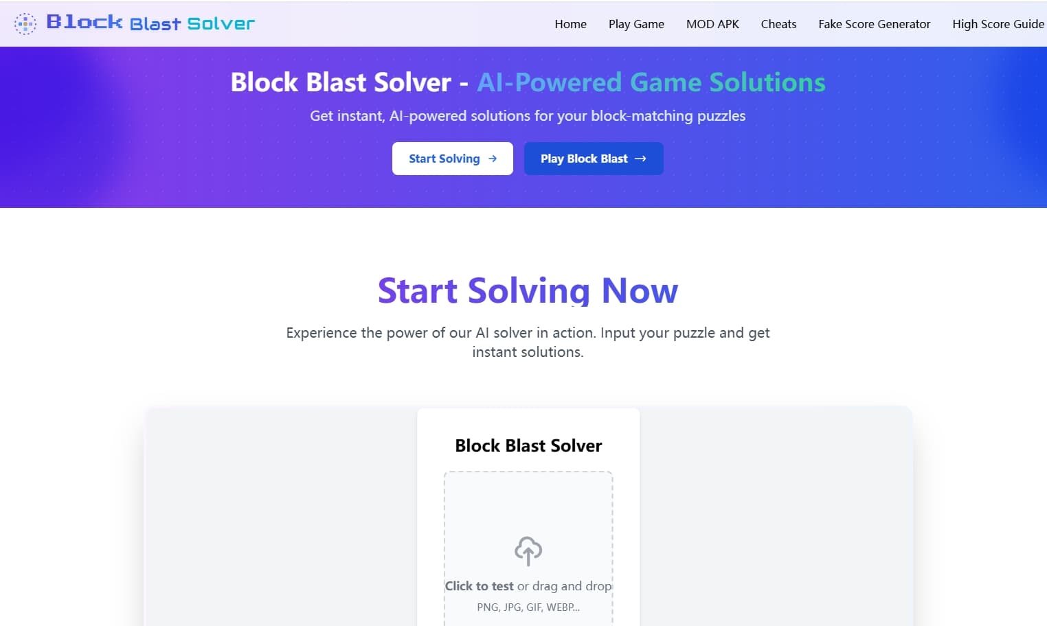 Block Blast Solver screenshot 1