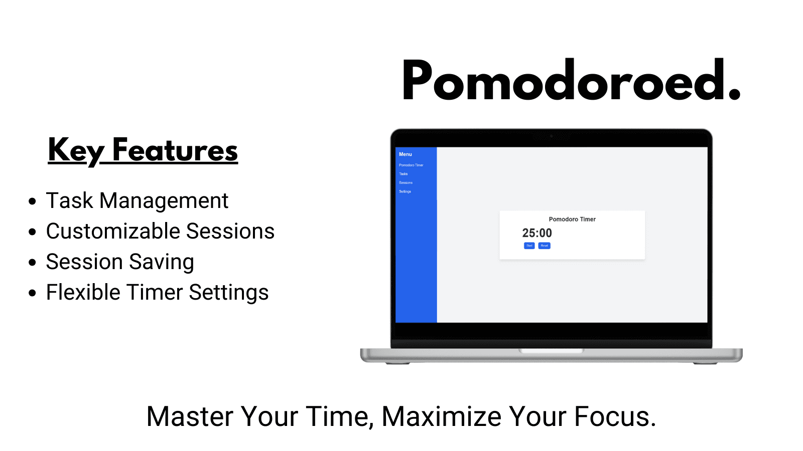 Pomodoroed screenshot 1