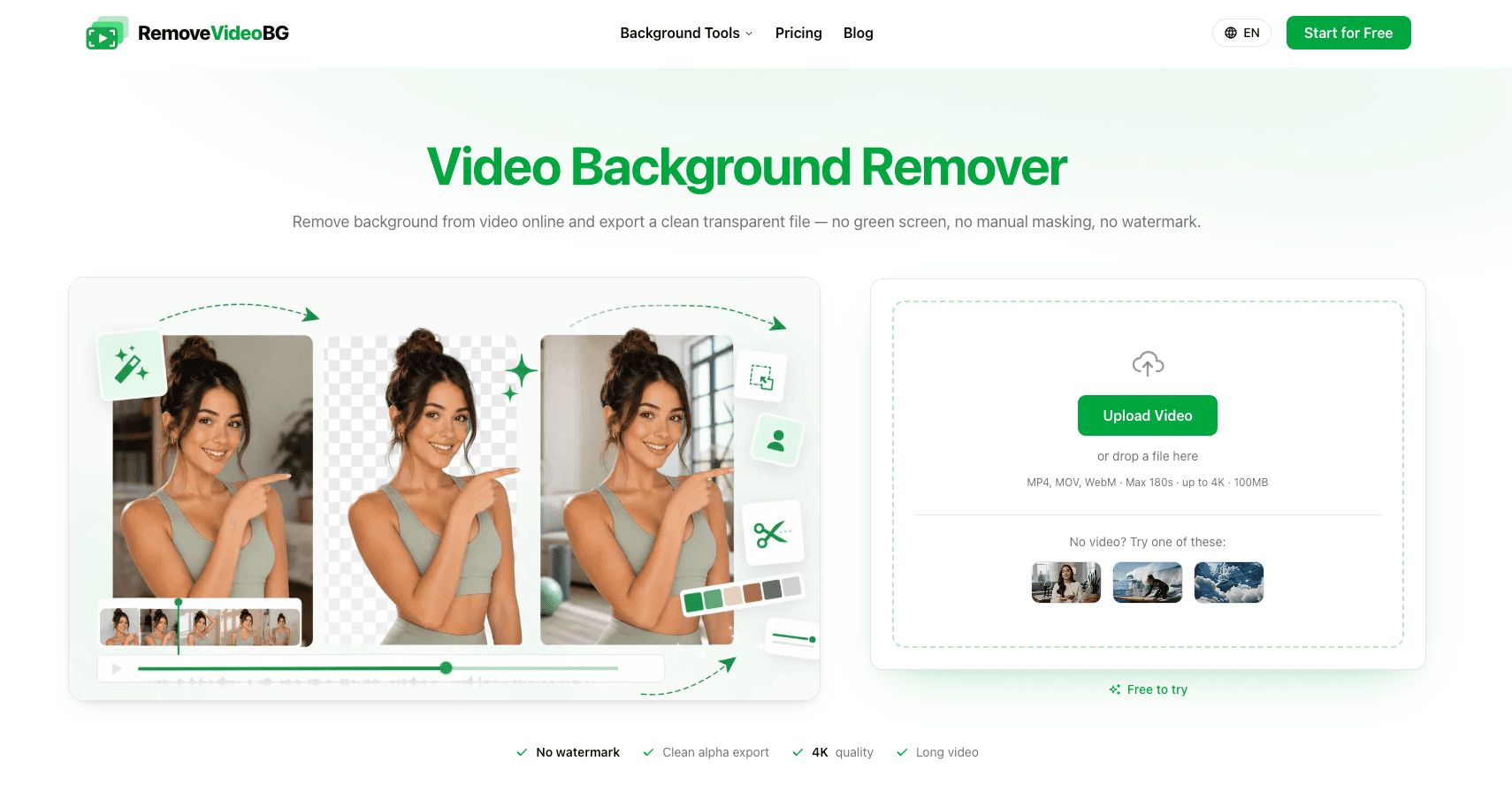 RemoveVideoBG screenshot 1