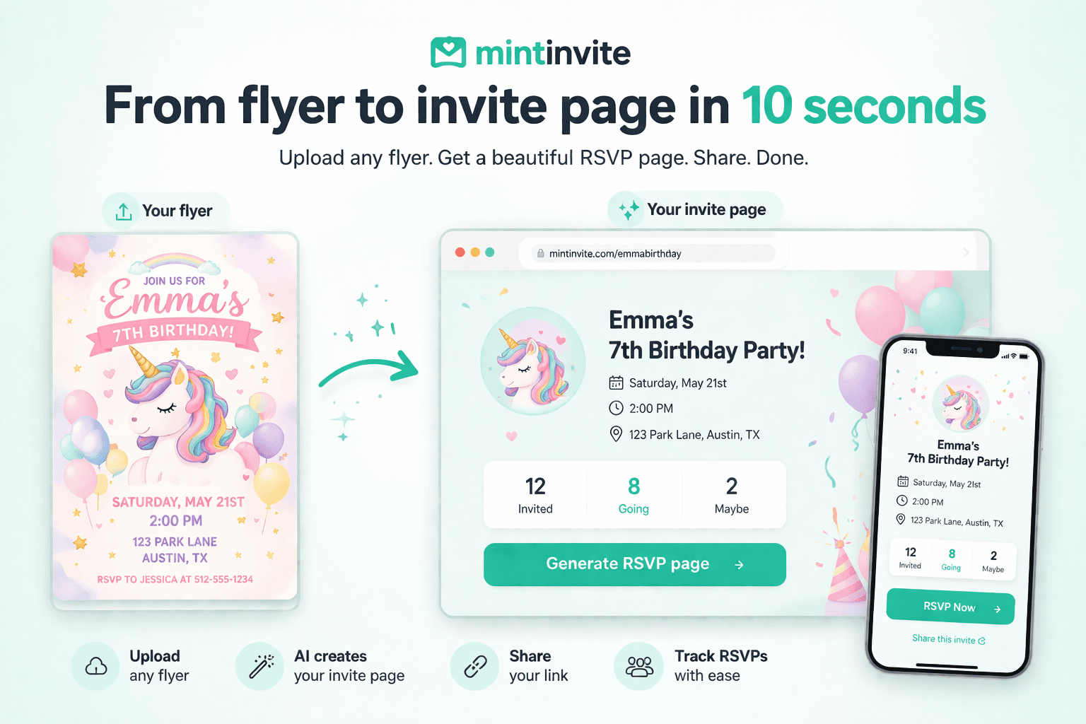 Mint Invite screenshot 1