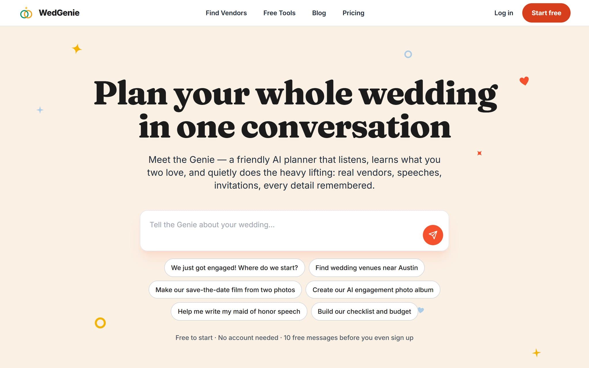 WedGenie screenshot 1