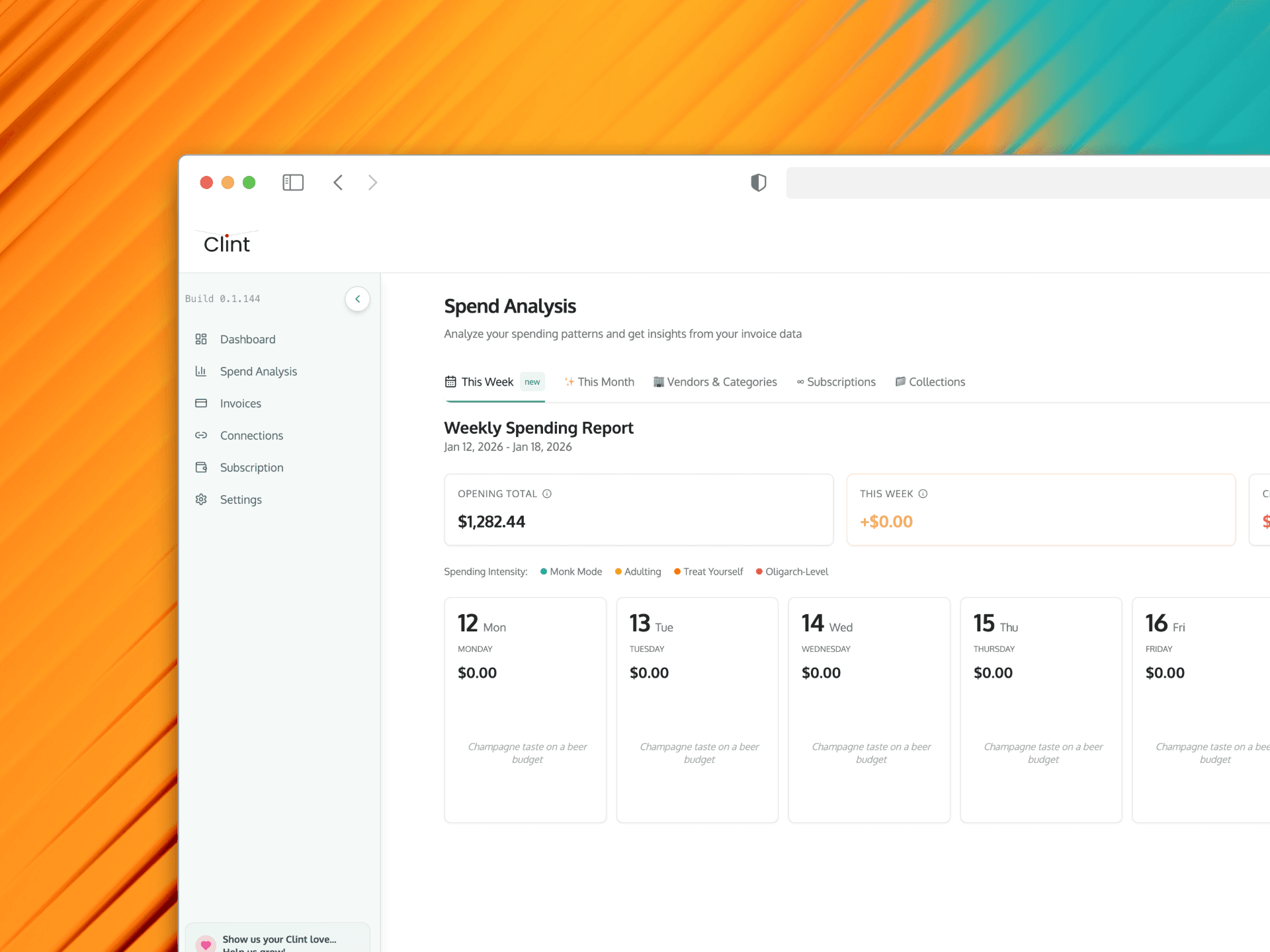 Clint | Your Personal Expense Manager screenshot 1