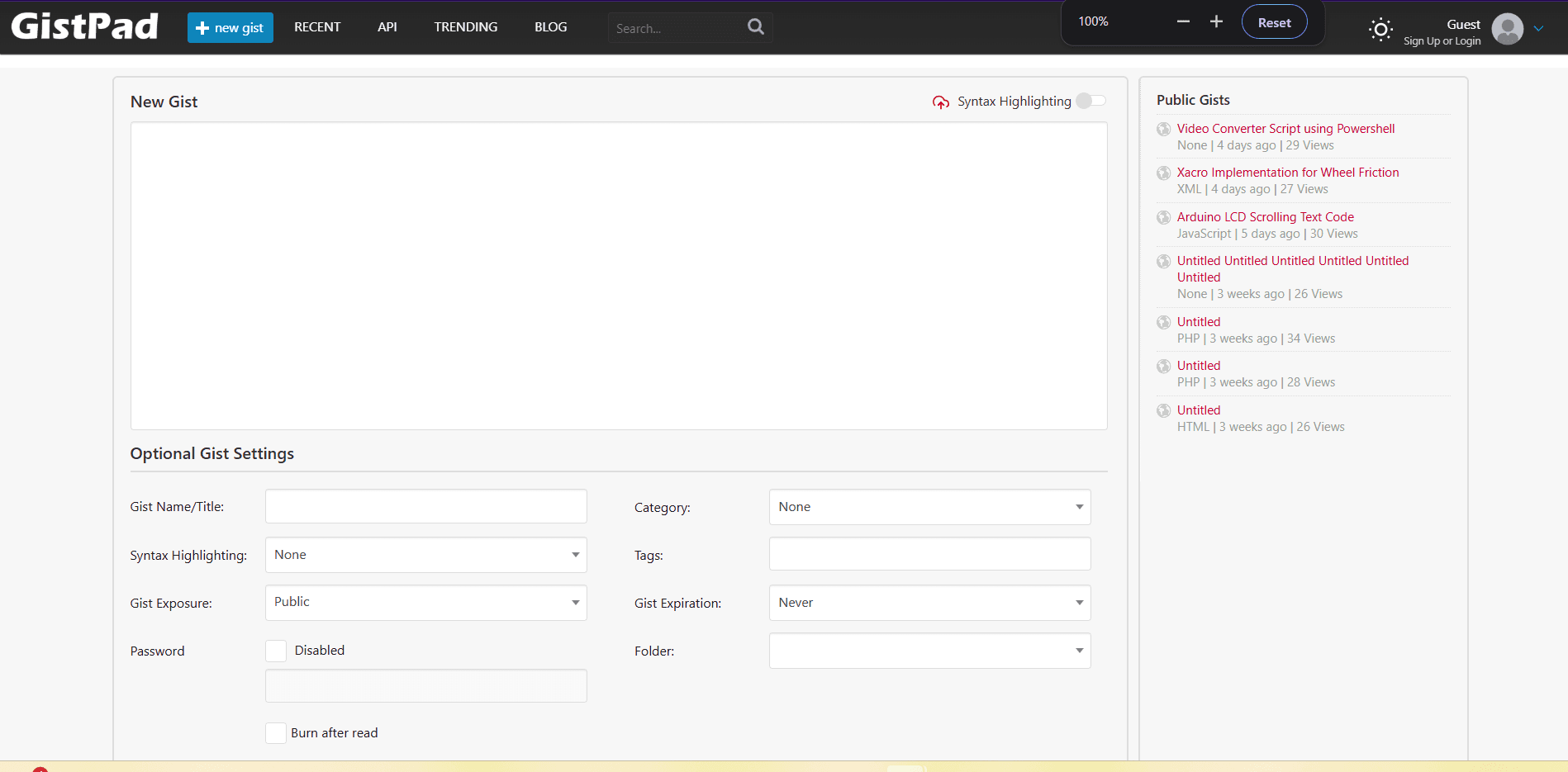 GistPad screenshot 1