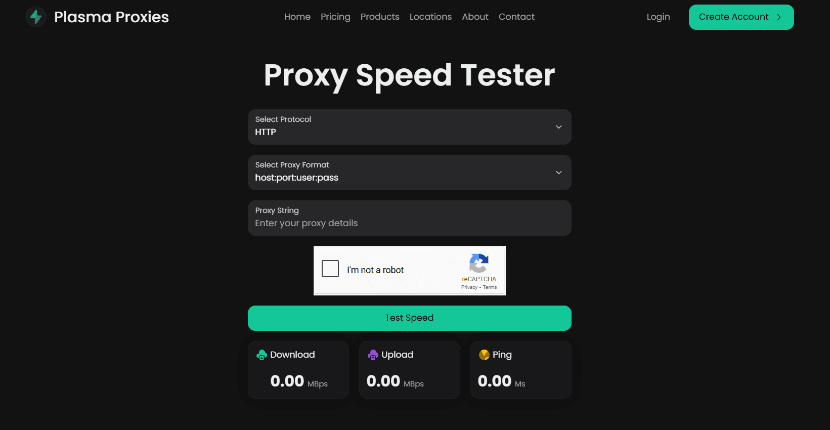 Proxy Speed Tester screenshot 1