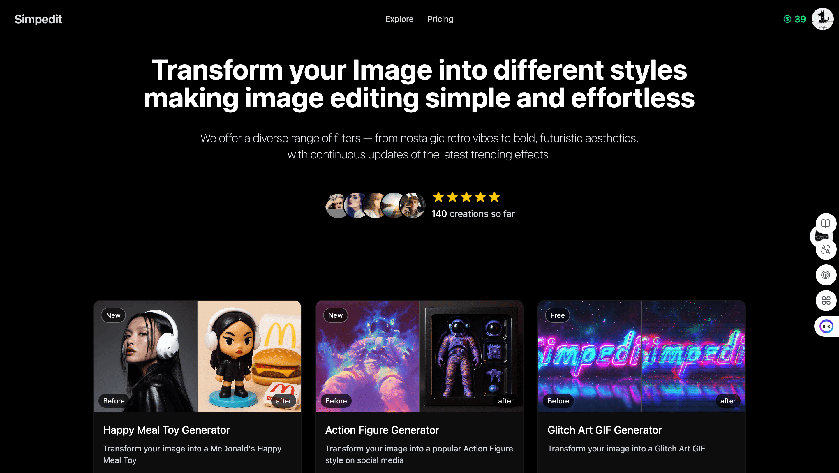 Simpedit screenshot 1