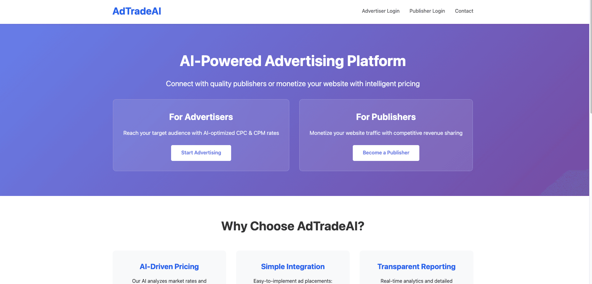 Ad Trade AI screenshot 1