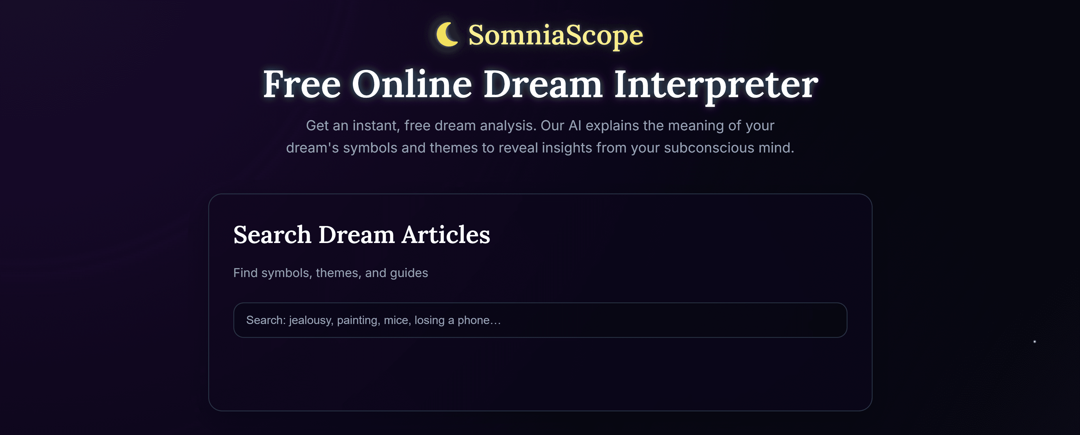 SomniaScope screenshot 1