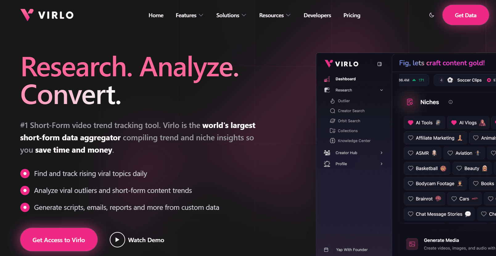 Virlo screenshot 1