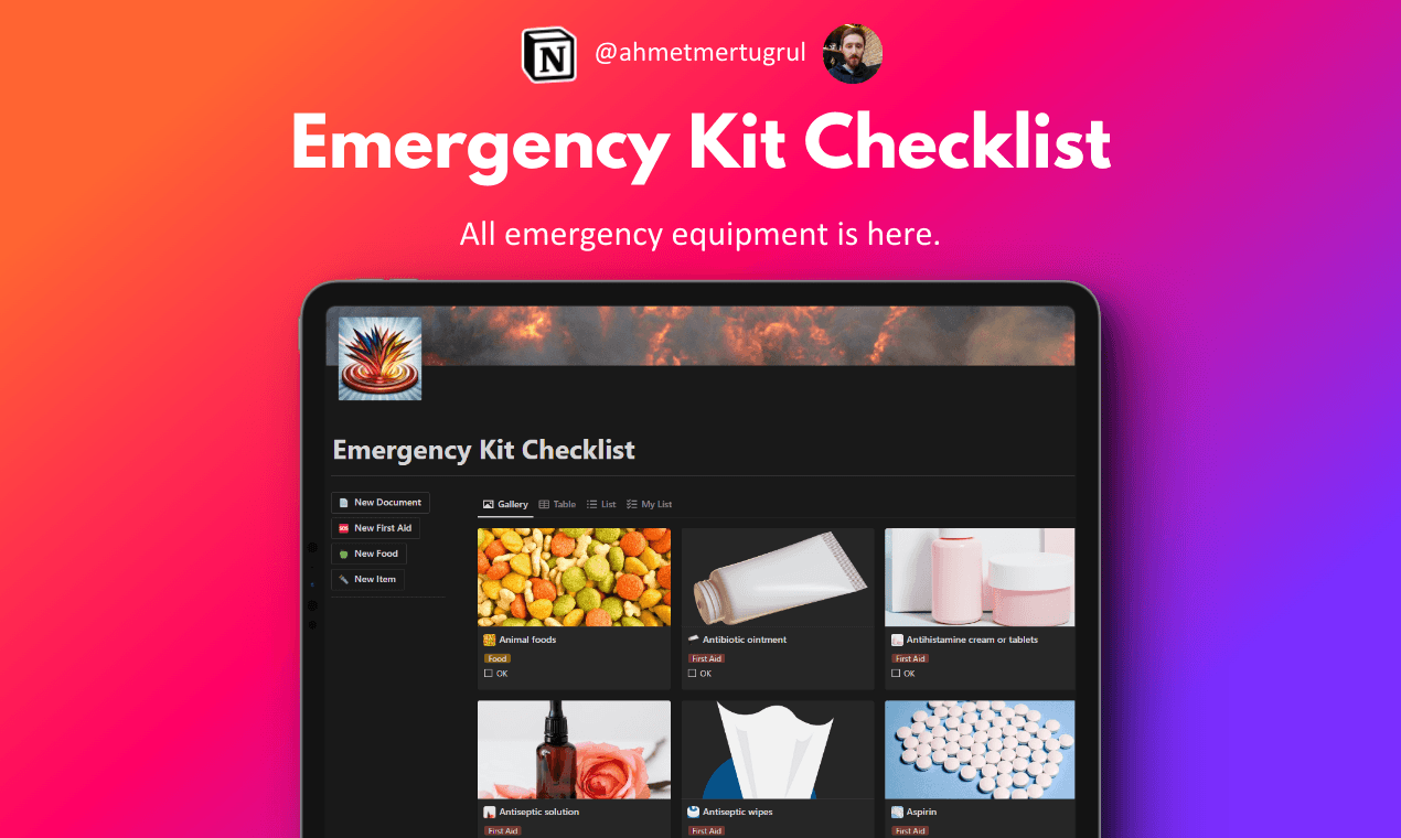 Emergency Kit Checklist screenshot 1