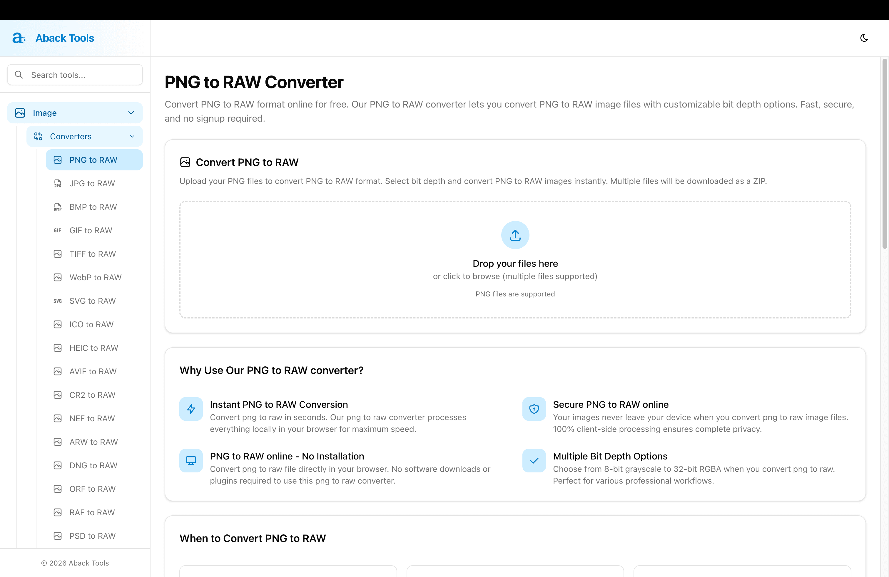 Aback Tools screenshot 1