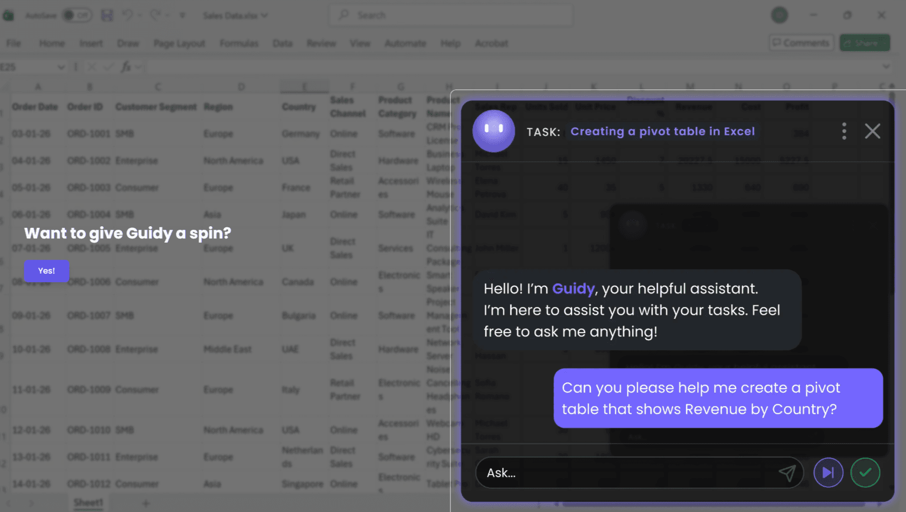 Guidy screenshot 1