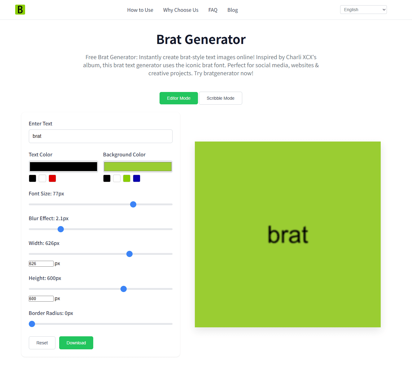 Brat Generator screenshot 1