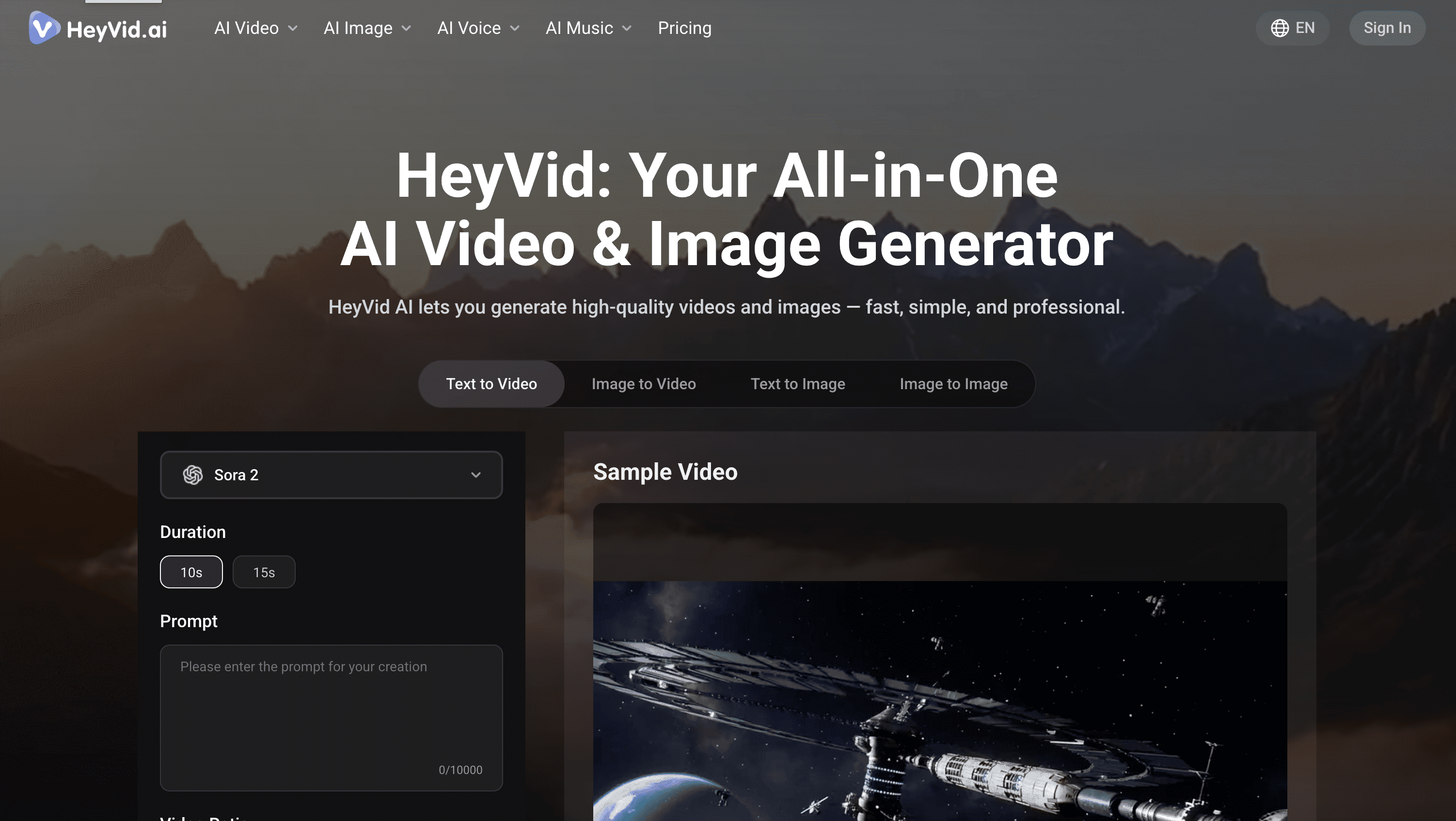HeyVid screenshot 1