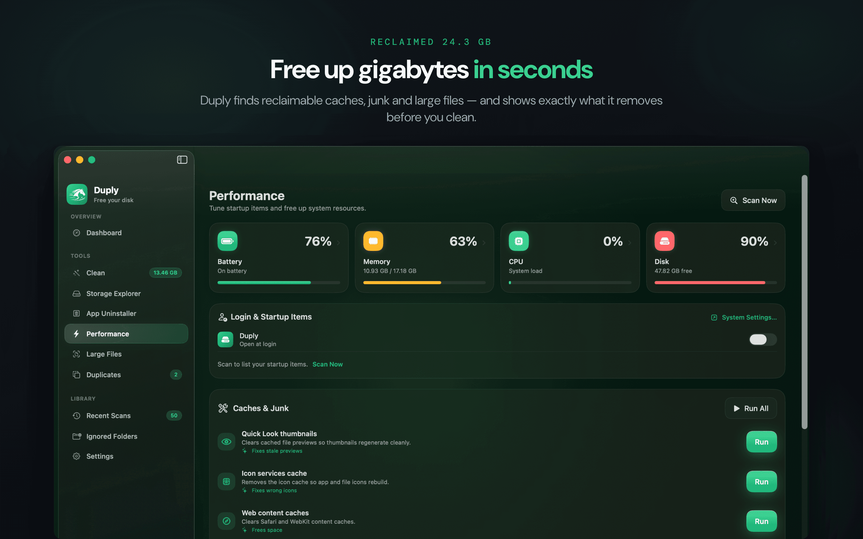 Duply screenshot 1