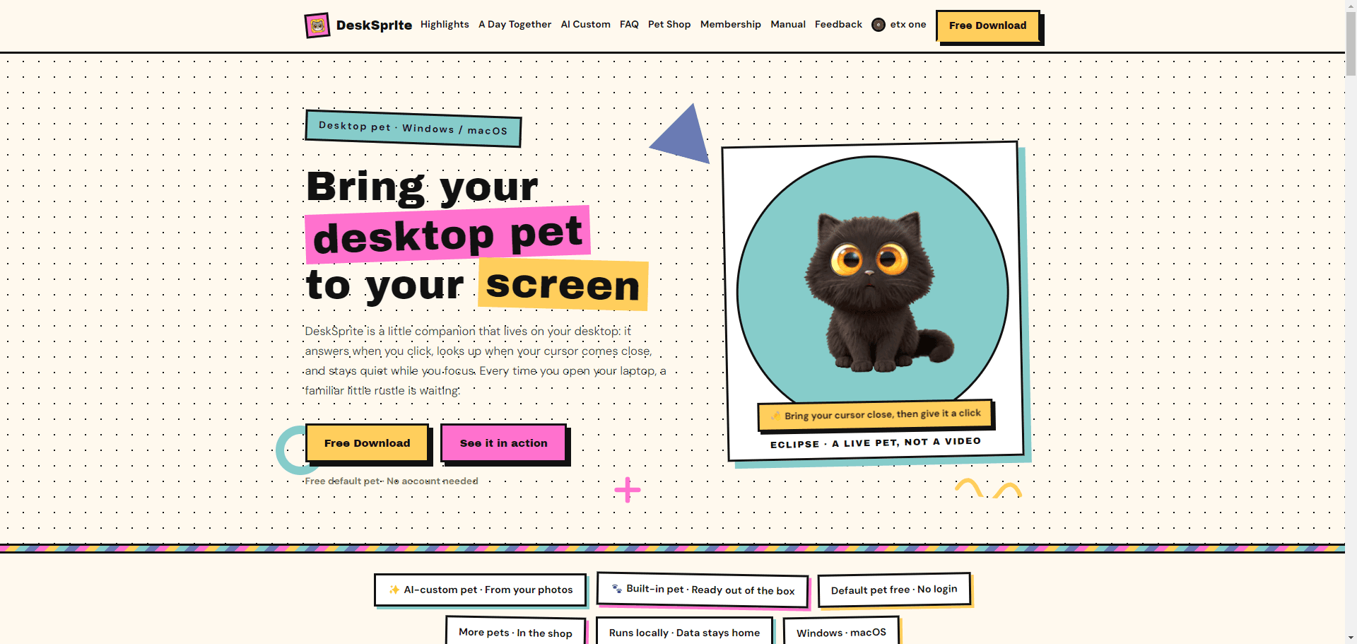 DeskSprite screenshot 1