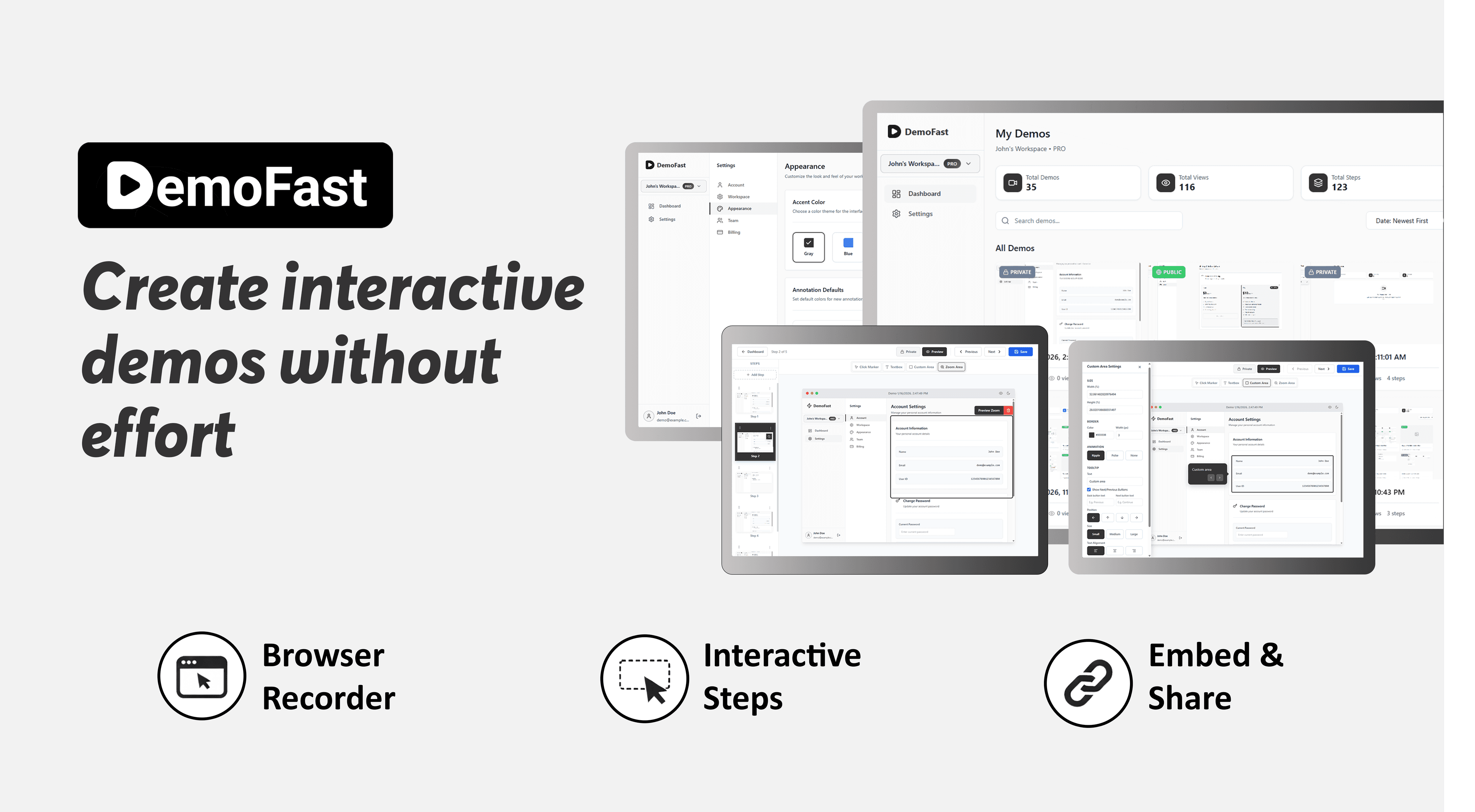 DemoFast screenshot 1